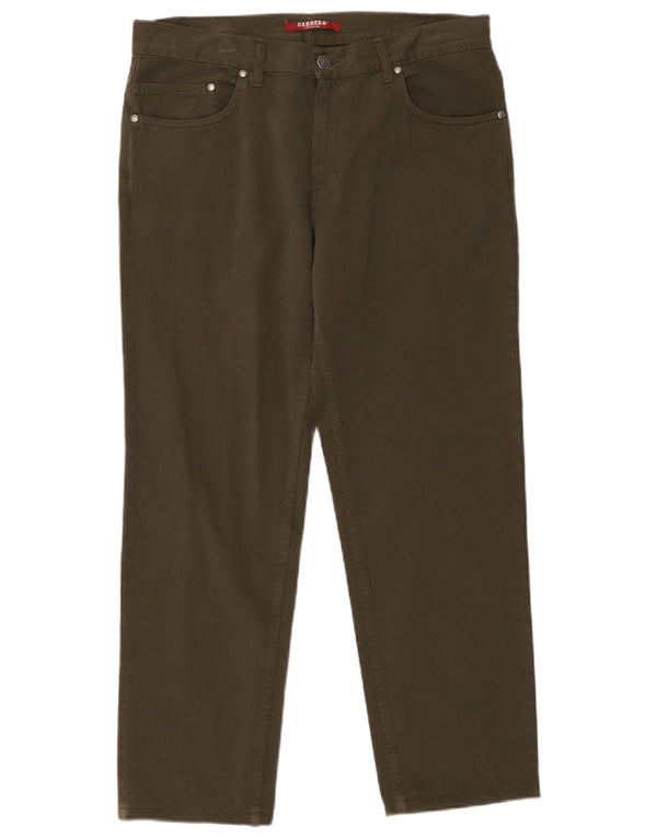 Pantaloni casual dritti da uomo Carrera 700 IT 50 Large W34 L27 cotone kaki