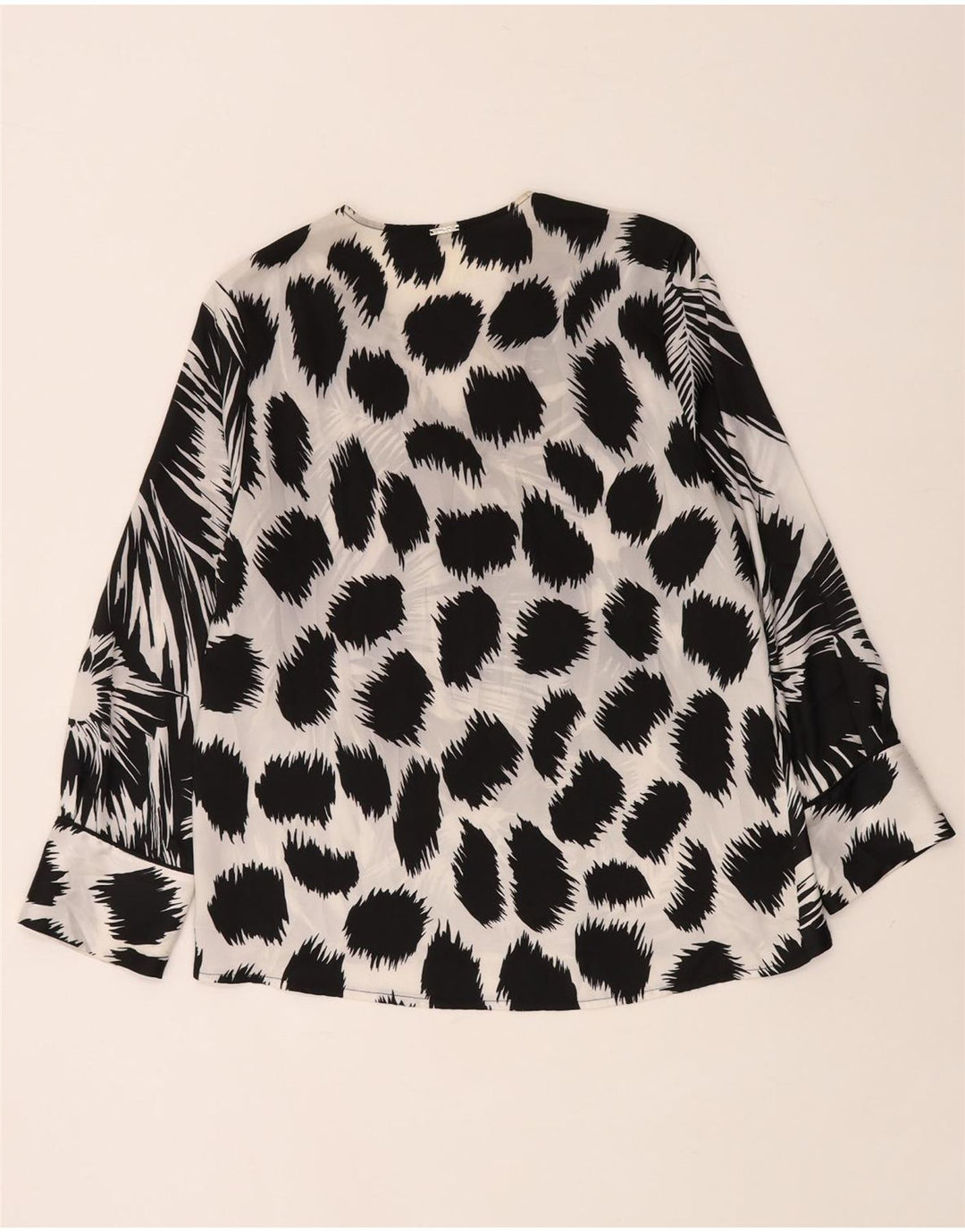 Camicetta a maniche lunghe da donna Liu Jo Top UK 14 Medio Nero Floreale