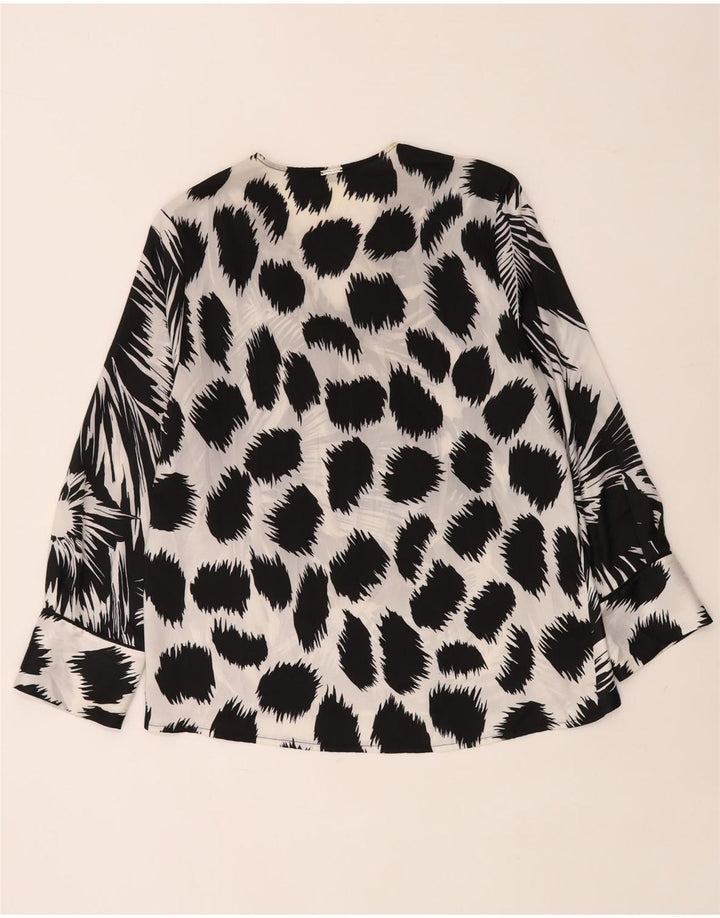 Camicetta a maniche lunghe da donna Liu Jo Top UK 14 Medio Nero Floreale