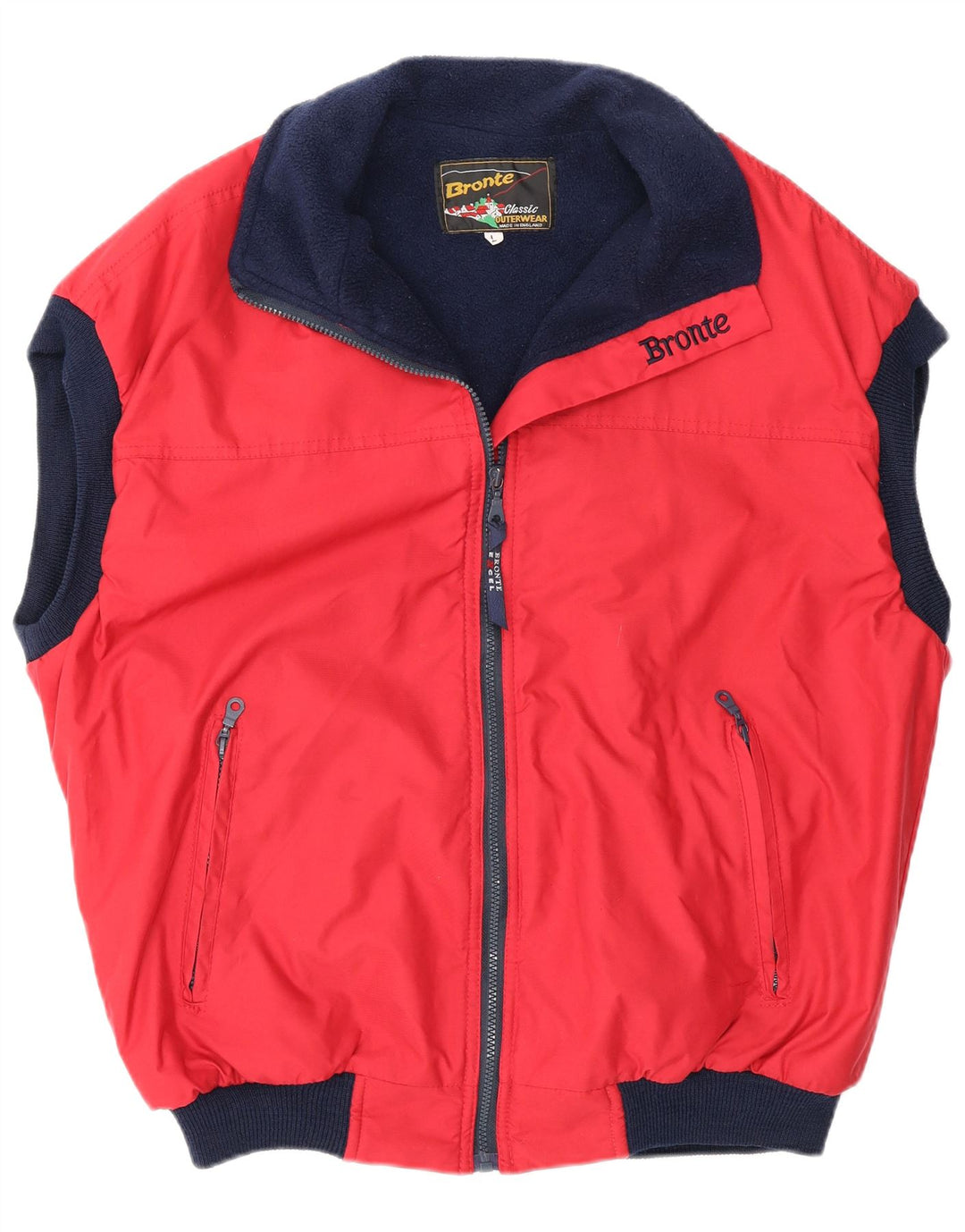 Gilet da uomo Bronte UK 40 Large Rosso Poliestere