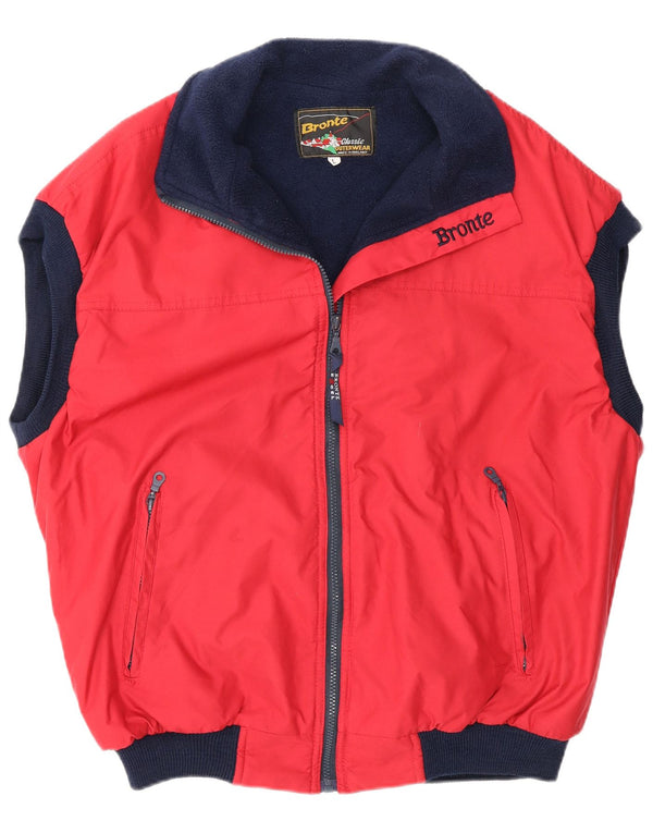 Gilet da uomo Bronte UK 40 Large Rosso Poliestere