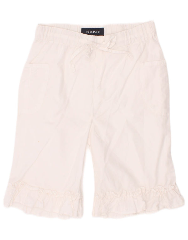 Gant Pantaloni Casual a Gamba Larga per Bambina 18-24 Mesi W20 L8 Cotone Bianco
