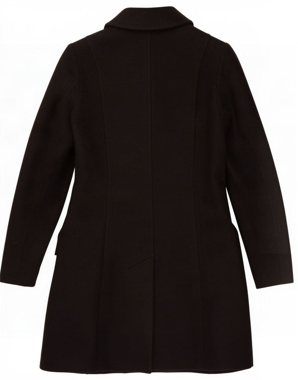 Cappotto da donna Benetton UK 6 XS in lana nera