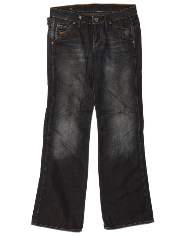 Jeans bootcut da donna G-Star W25 L29 cotone color block blu navy