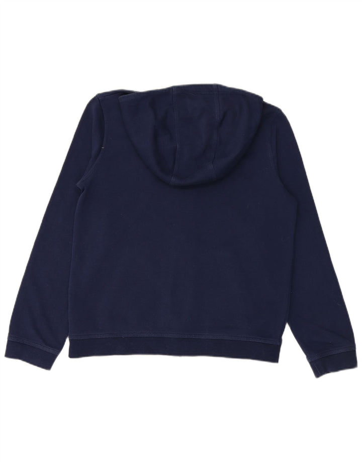 Felpa con cappuccio e zip per ragazze NIKE 15-16 anni XL in cotone blu navy