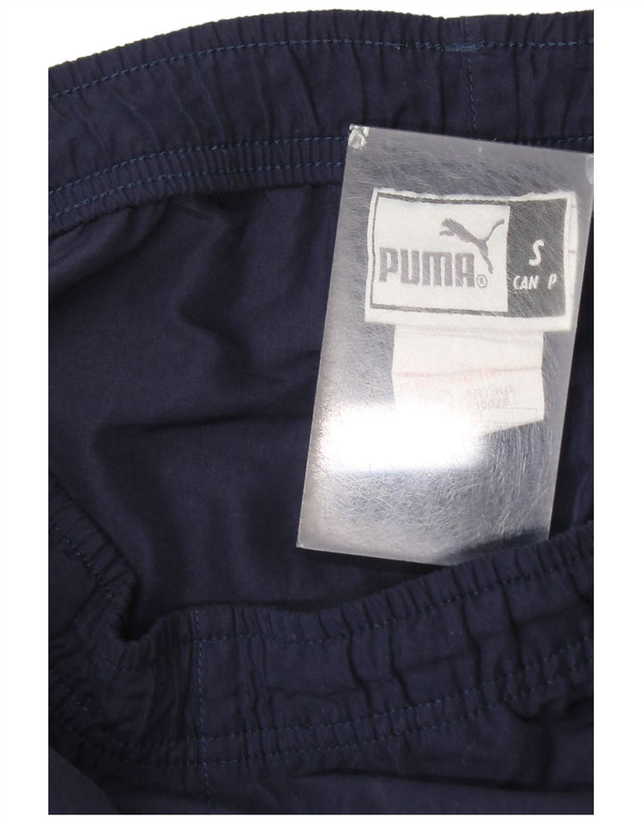 Pantaloncini sportivi Puma Uomo Italia Small Blu Navy Colourblock Poliestere