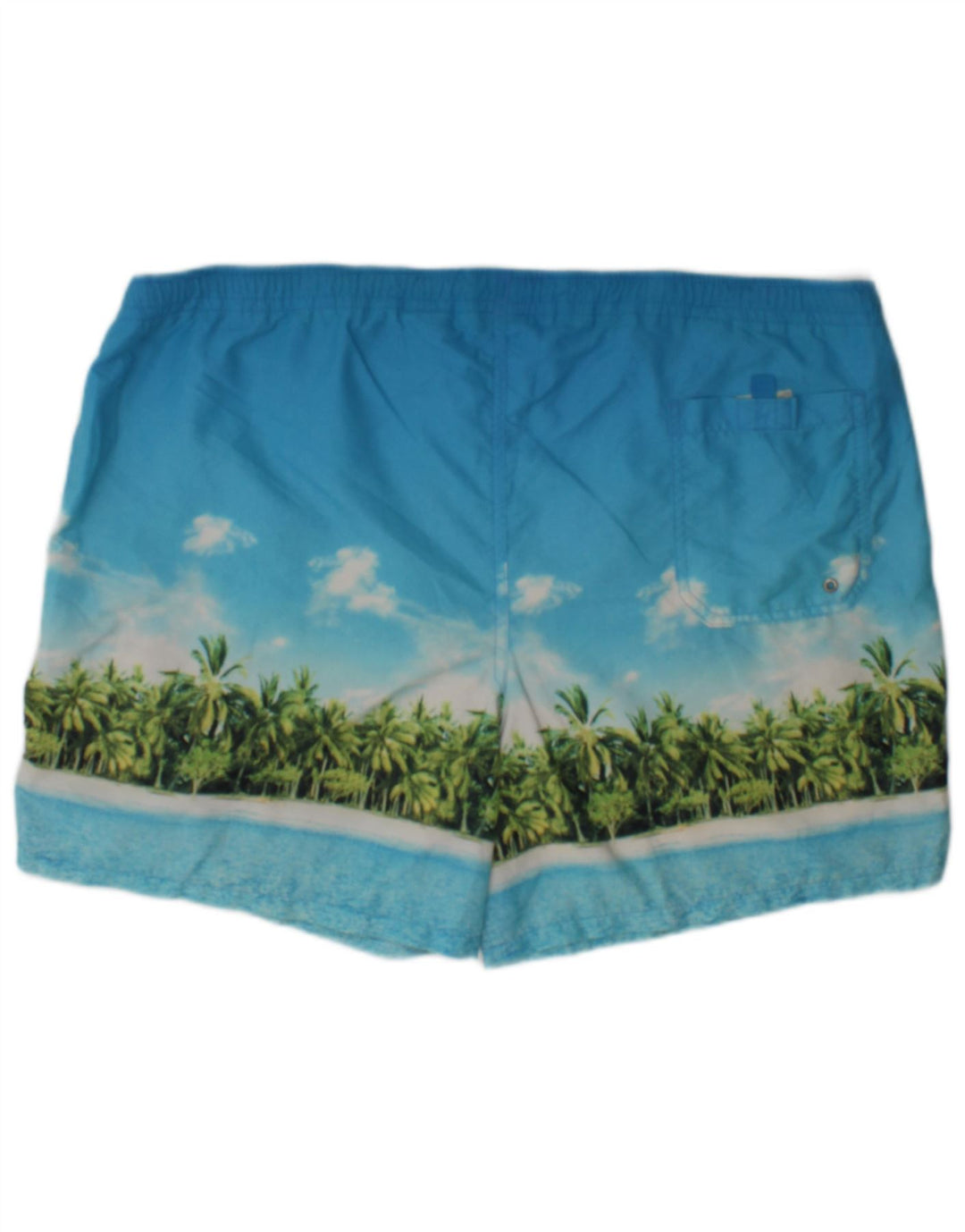 Pantaloncini da bagno grafici da uomo Marks & Spencer XL blu poliammide spiaggia