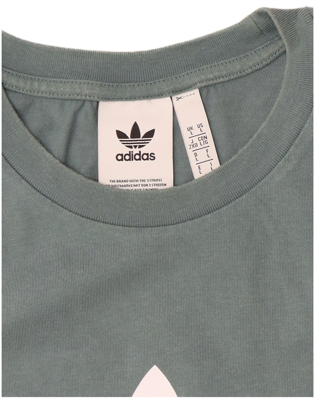 T-shirt grafica da uomo ADIDAS grande blu