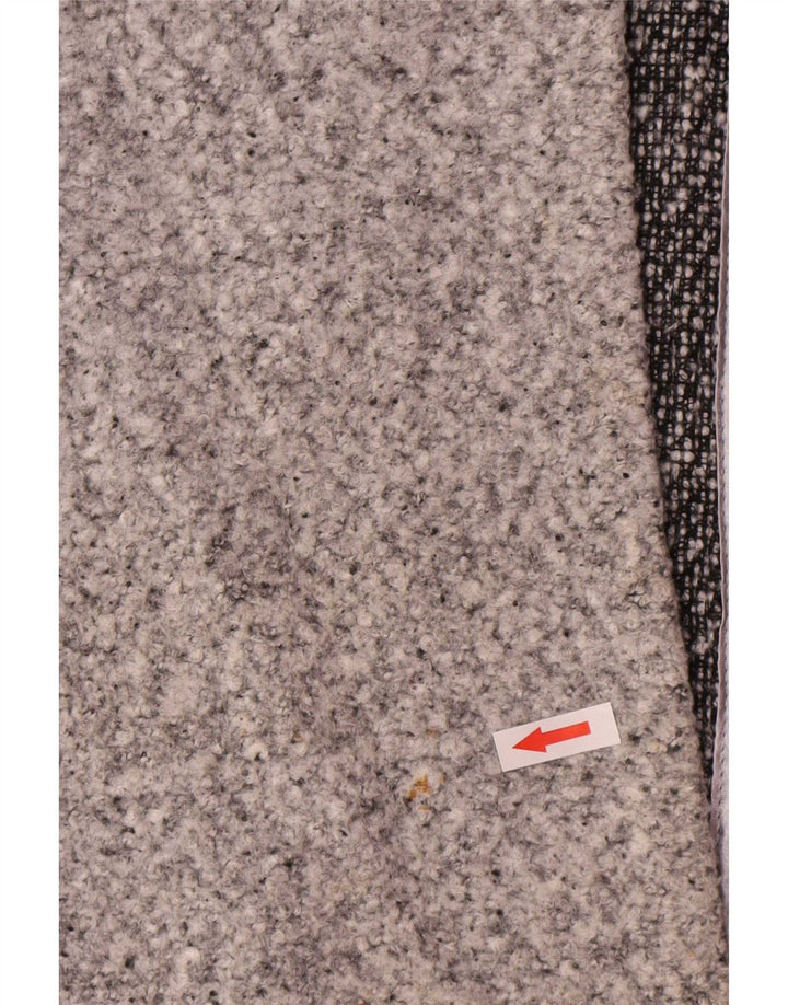 Soprabito aperto da donna Marks & Spencer UK 20 2XL Poliestere chiazzato grigio