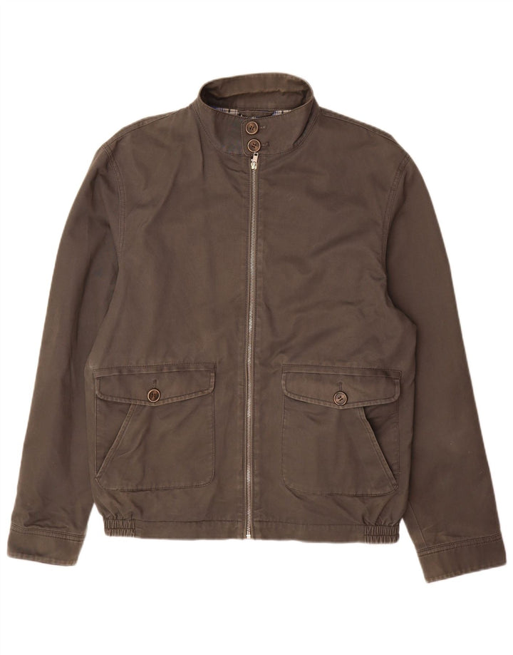 Giubbotto bomber Marks & Spencer da uomo blu Harbour UK 38 grigio medio
