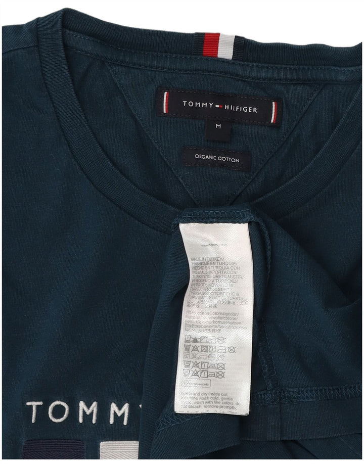 TOMMY HILFIGER T-shirt grafica da uomo Top in cotone blu navy medio