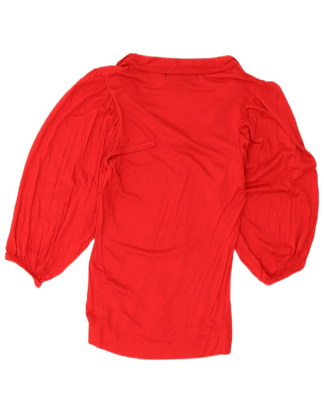 Top Zara da donna con maniche a 3/4 UK 8 Small Rosso