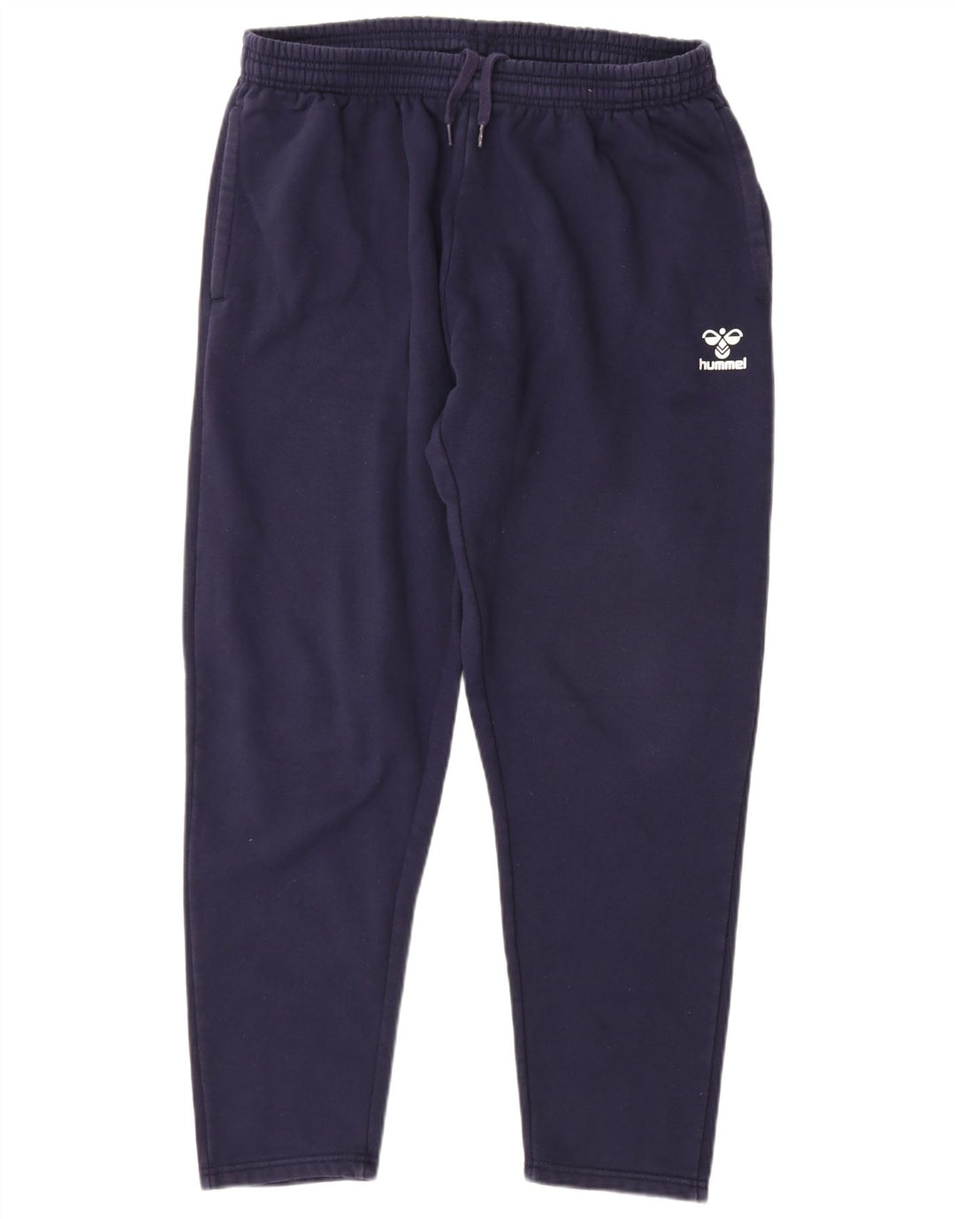 Pantaloni da tuta da uomo HUMMEL grandi in cotone blu navy