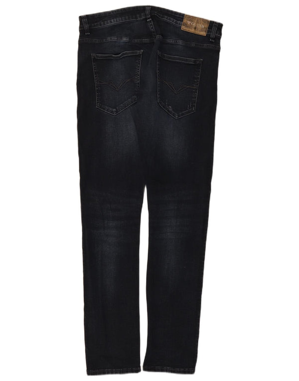 Jeans skinny da uomo Guess W33 L31 cotone nero