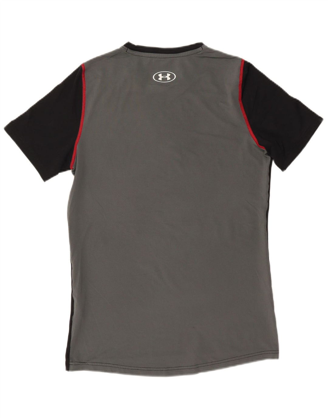 T-shirt da uomo Under Armour Top Small in poliestere color block nero