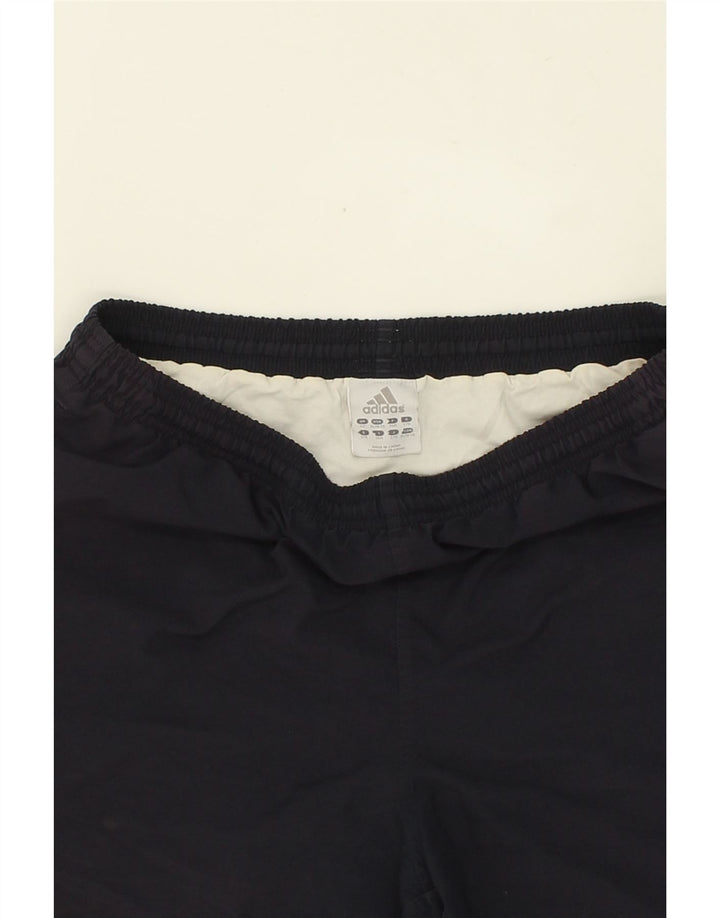 ADIDAS Boys Sport Shorts 15-16 Years Navy Blue Polyester Vintage Adidas and Second-Hand Adidas from Messina Hembry 