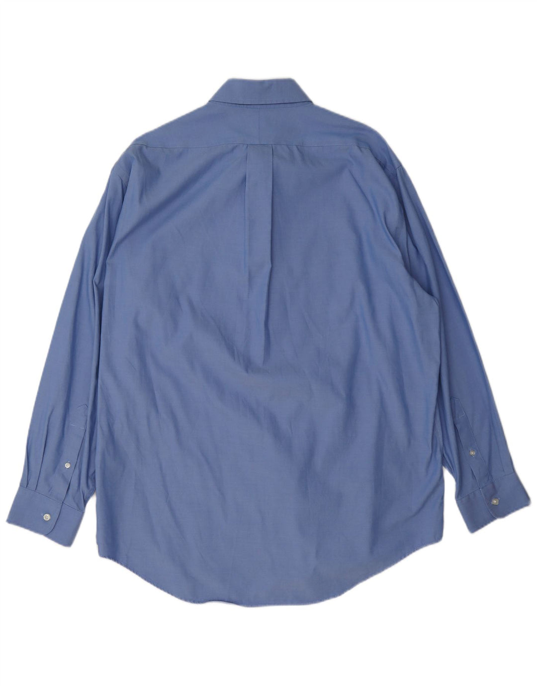 Camicia da uomo Lands End taglia 17 43 XL cotone blu