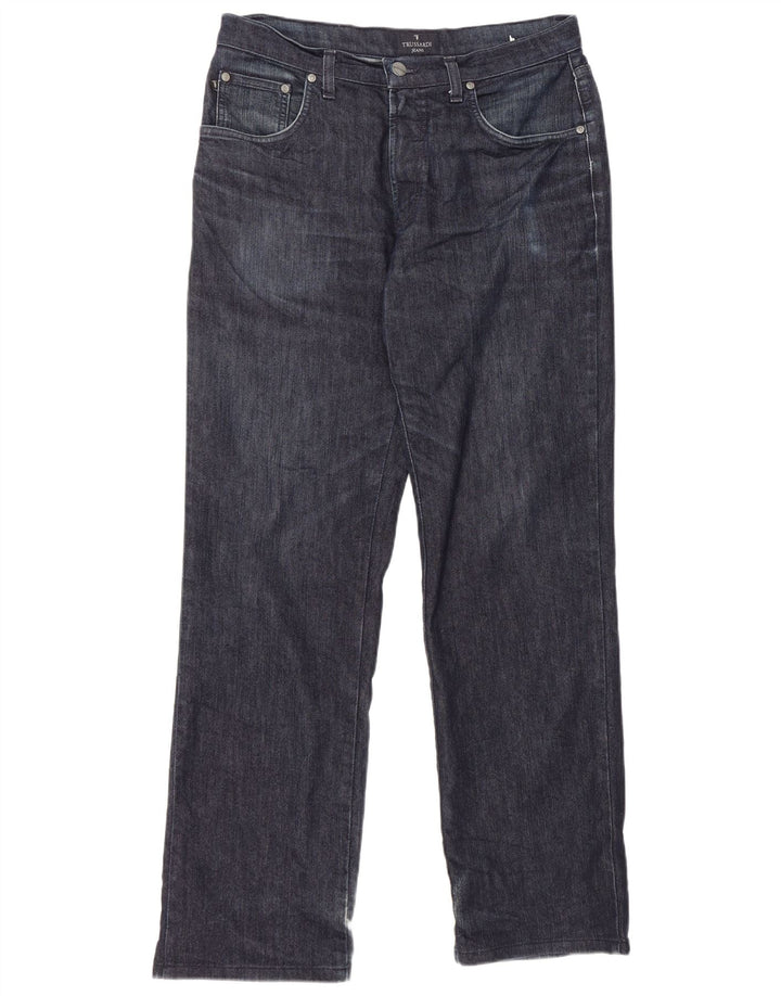 Jeans Dritti Uomo TRUSSARDI W33 L31 Blu Navy