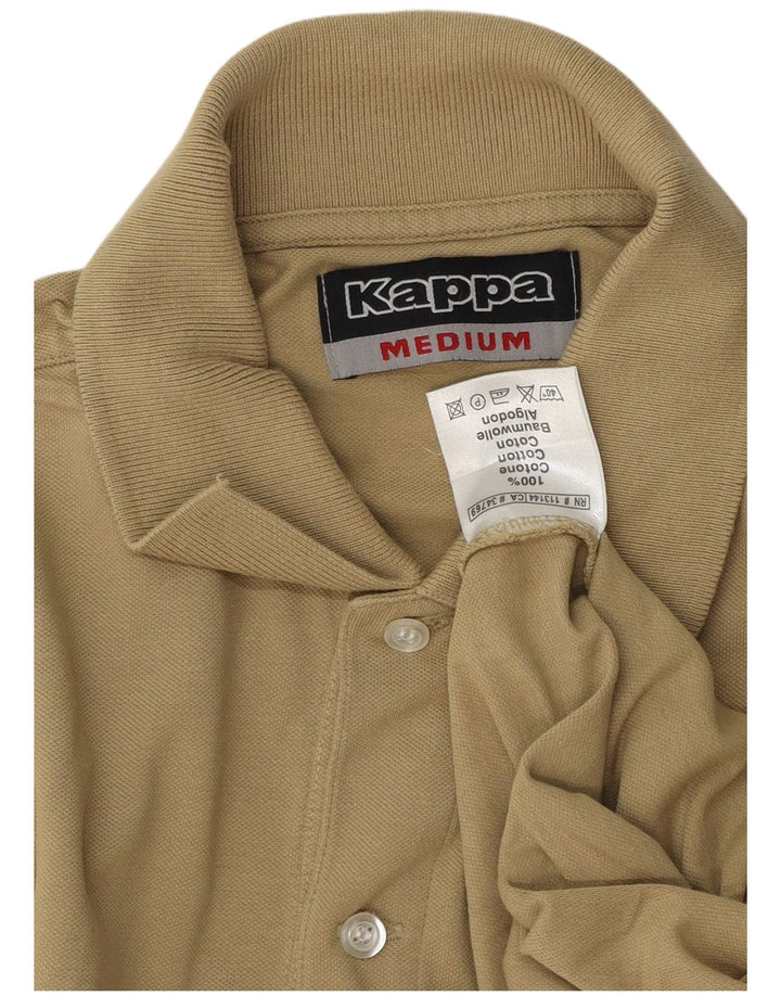 Polo Kappa da uomo in cotone kaki medio