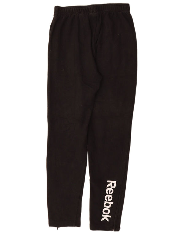 Pantaloni da tuta con grafica Reebok da ragazzo 14-15 anni XL poliestere nero