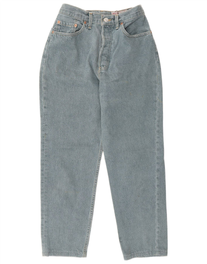 Jeans affusolati vintage da donna W25 L26 Blu