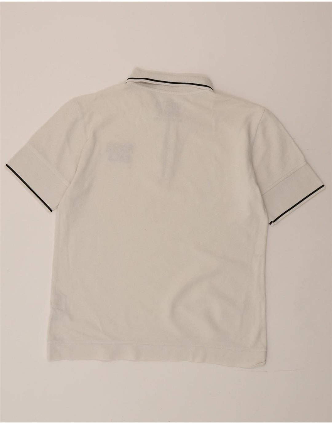 Polo grafica da uomo NORTH SAILS XL in cotone bianco