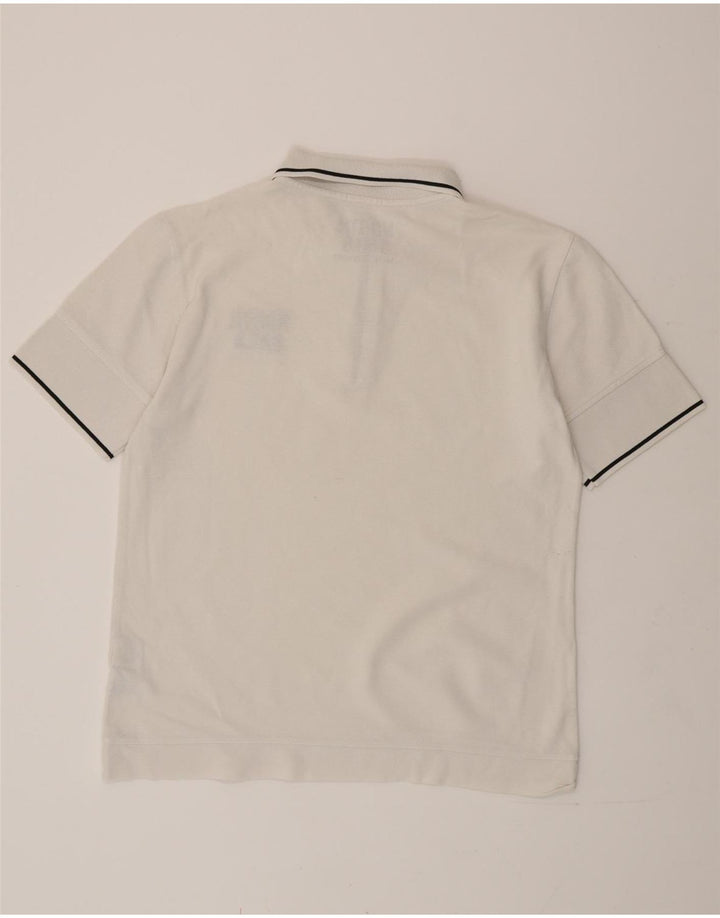 Polo grafica da uomo NORTH SAILS XL in cotone bianco