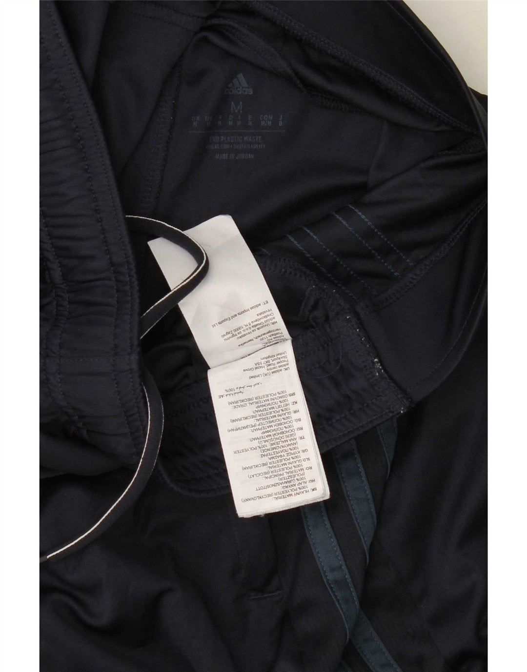 Pantaloncini sportivi Adidas Aeroready da uomo medi in poliestere blu navy