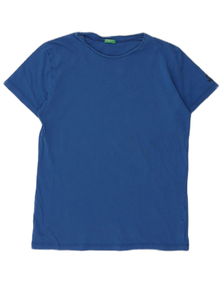 Maglietta Benetton Bambino 13-14 Anni Blu