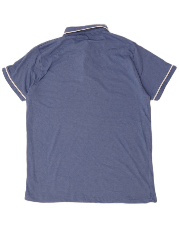 Polo da uomo French Connection XL in cotone blu