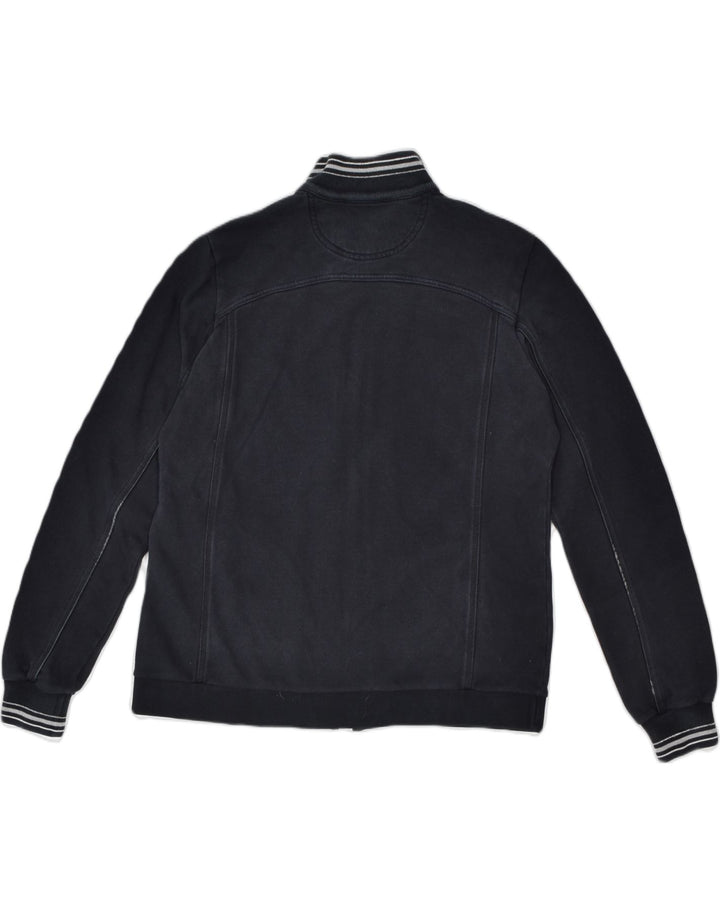 CHAMPION Womens Tracksuit Top Jacket UK 18 XL Black Cotton | Vintage | Thrift | Second-Hand | Used Clothing | Messina Hembry 