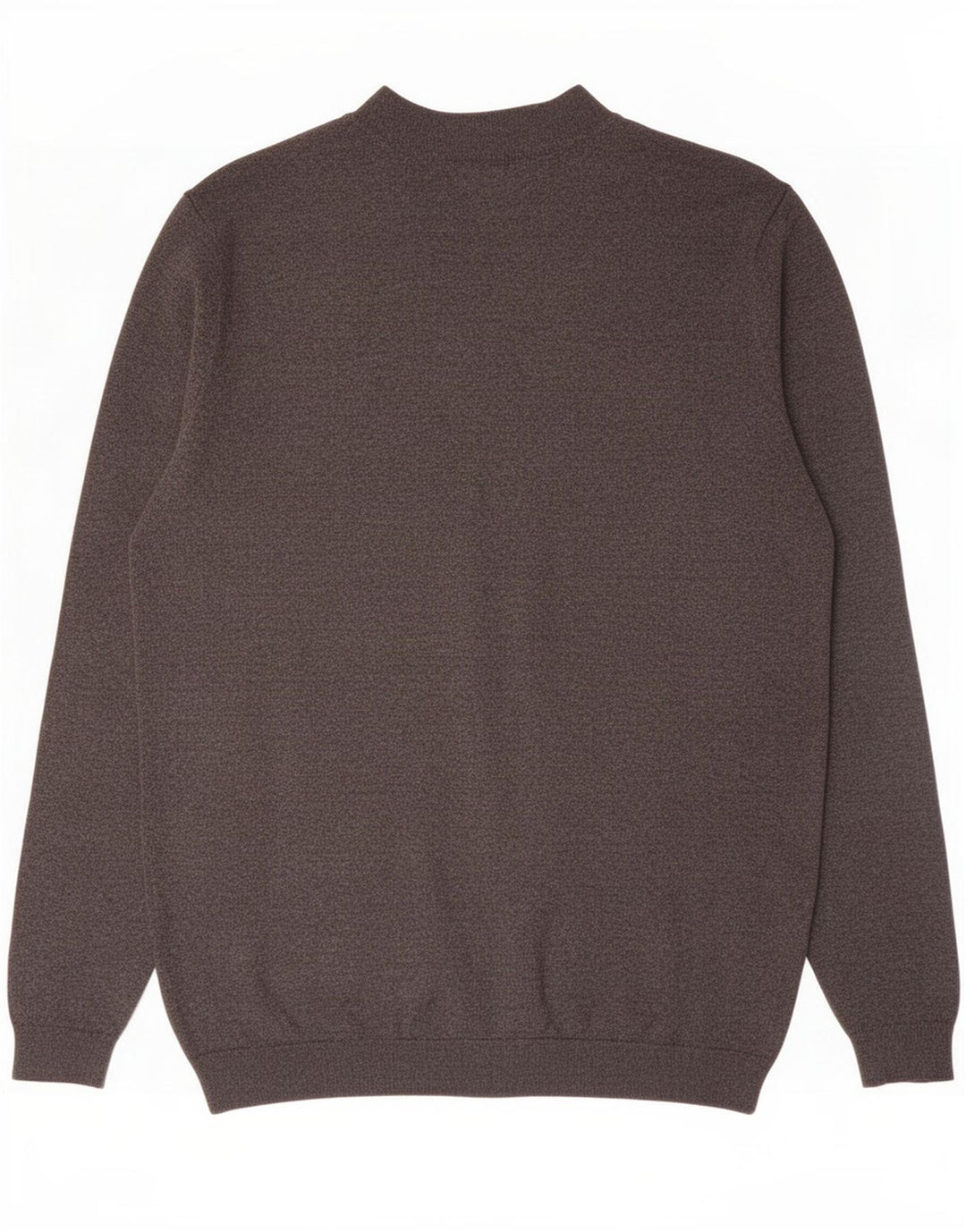 Maglione Zara da uomo con collo alto e collo alto in viscosa grigia