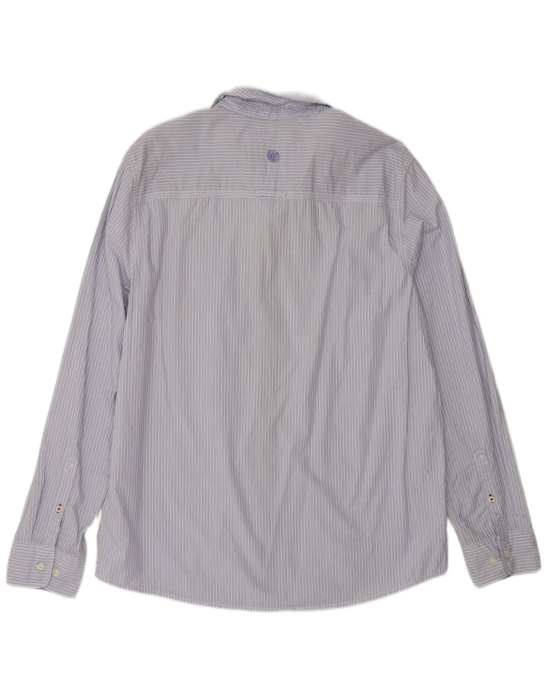 Camicia da uomo dal taglio classico Fat Face, cotone gessato blu grande