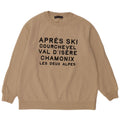 Felpa grafica da uomo Marks & Spencer in cotone beige medio