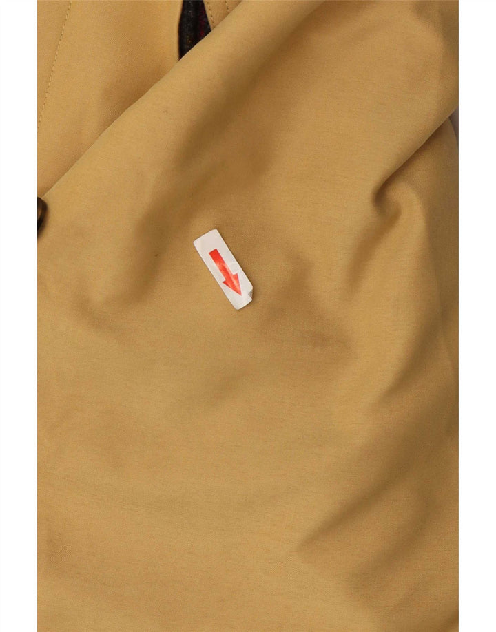 Cappotto da donna Henry White UK 14 Poliestere a quadri giallo medio
