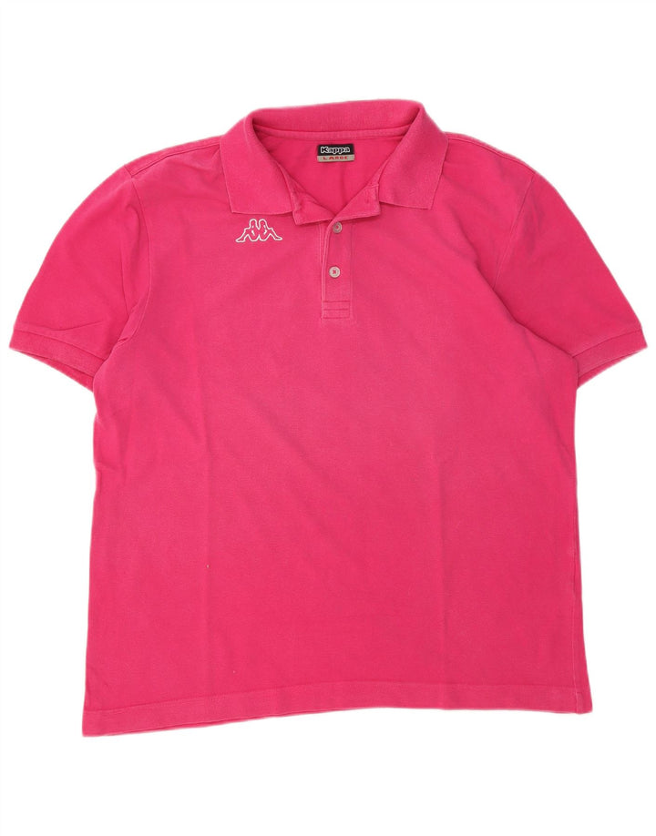 Polo Kappa Uomo Large Rosa