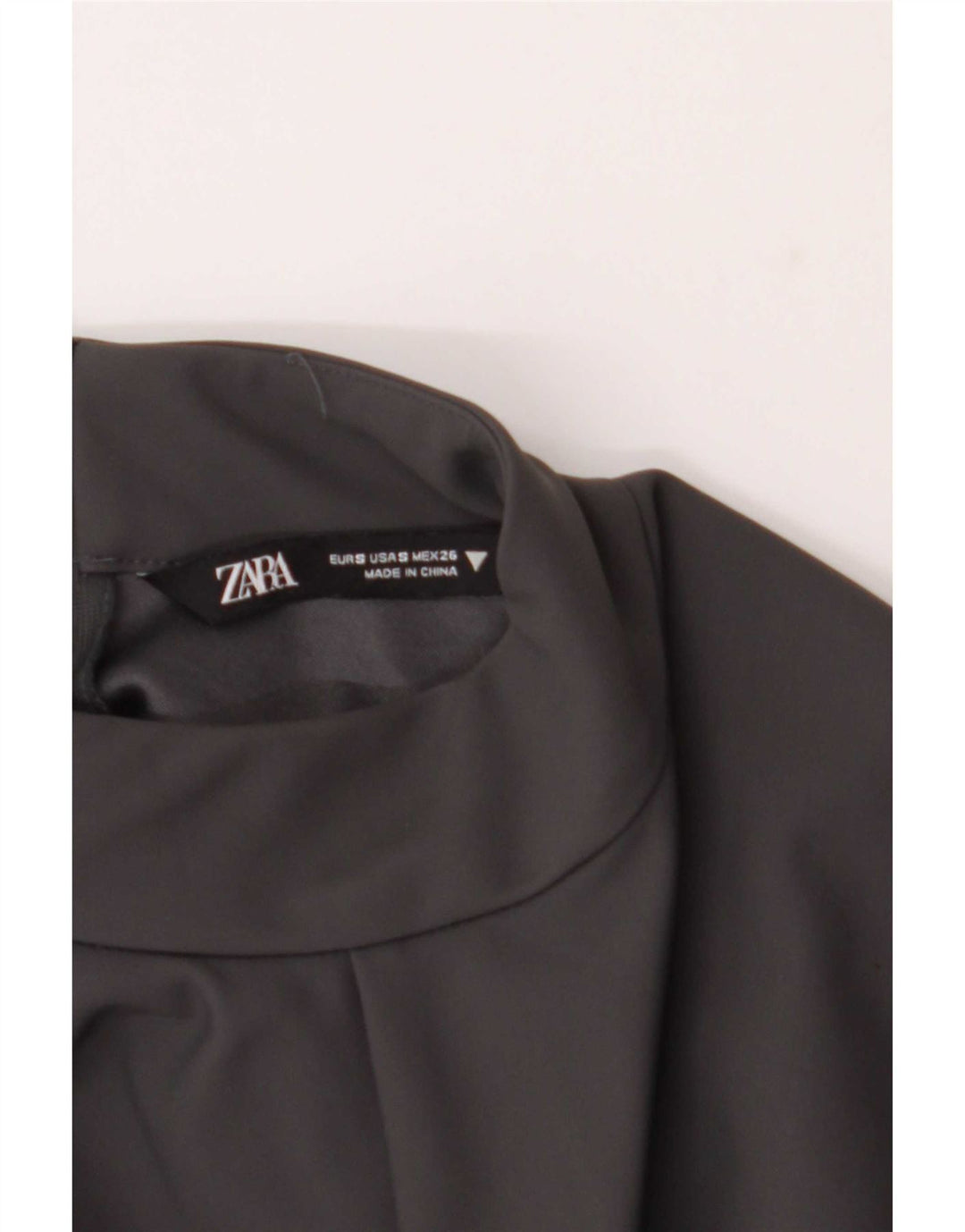 Top corto in camicetta corta da donna Zara UK 10 piccolo nero