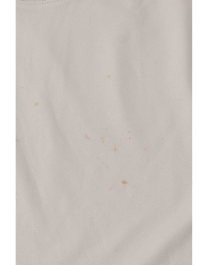 T-shirt Nike da uomo Dri Fit Slim Top in poliestere bianco medio