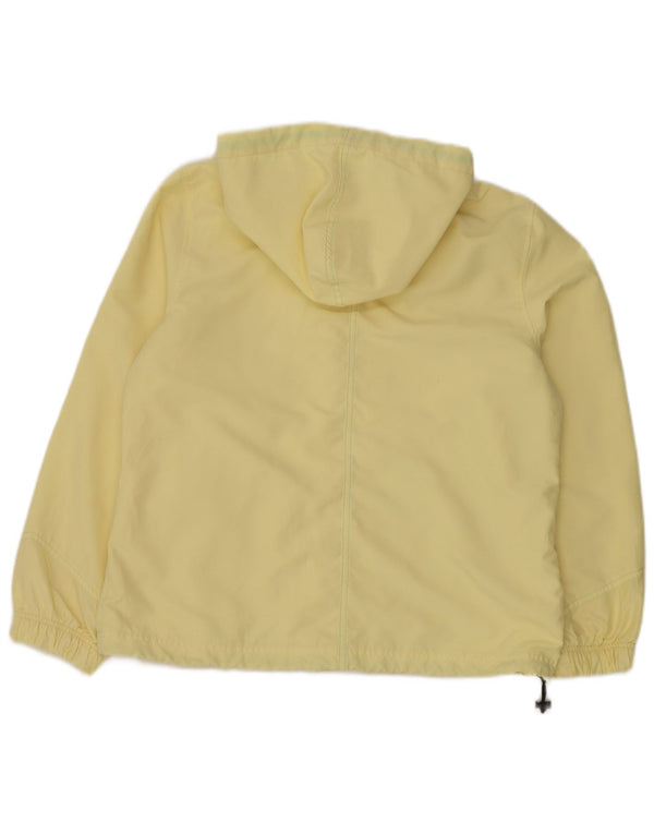 Giacca antipioggia con cappuccio da donna Reebok UK 14 Large Giallo Poliestere