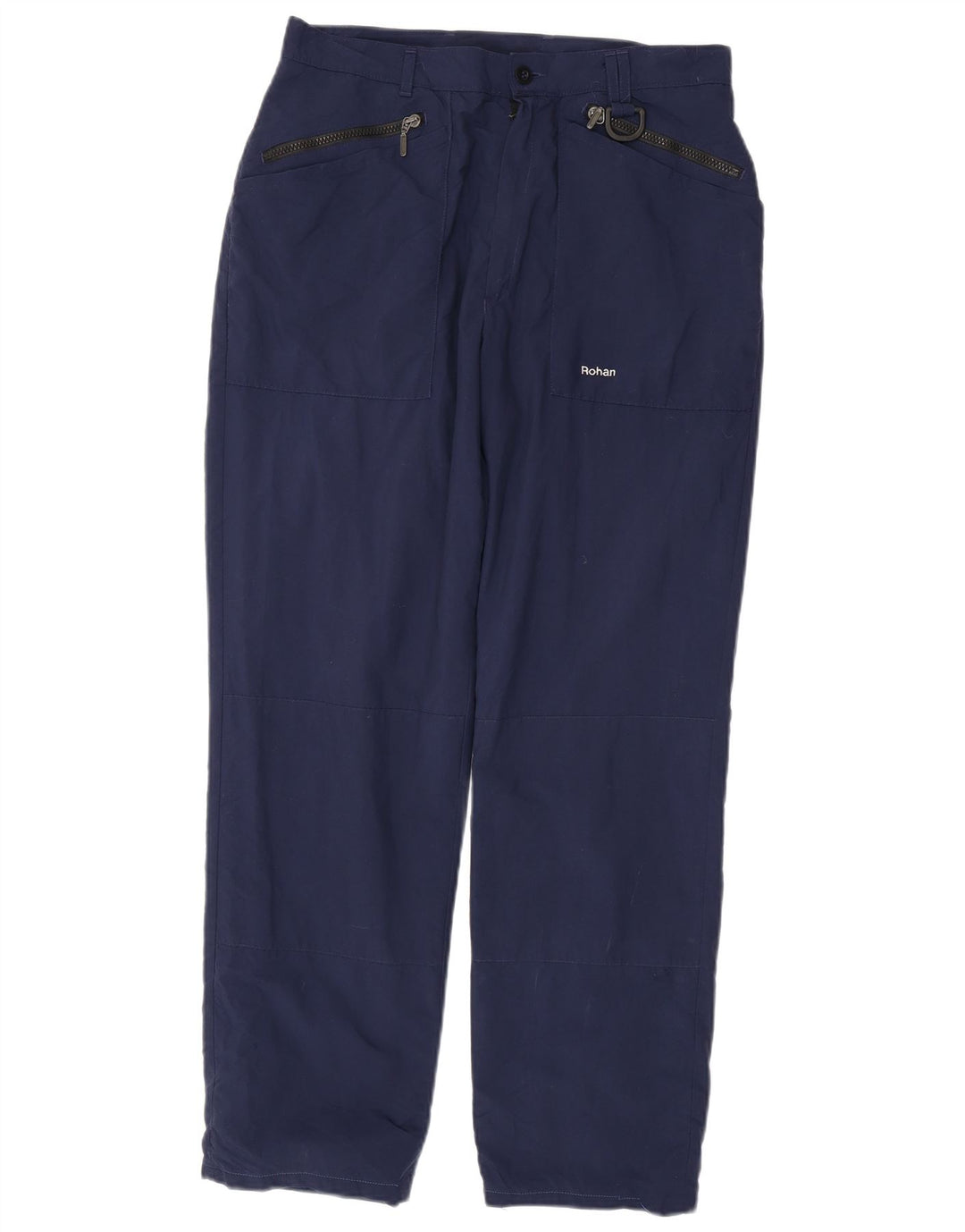 Pantaloni giacca a vento da escursionismo da uomo Rohan W32 L29 blu navy in poliammide