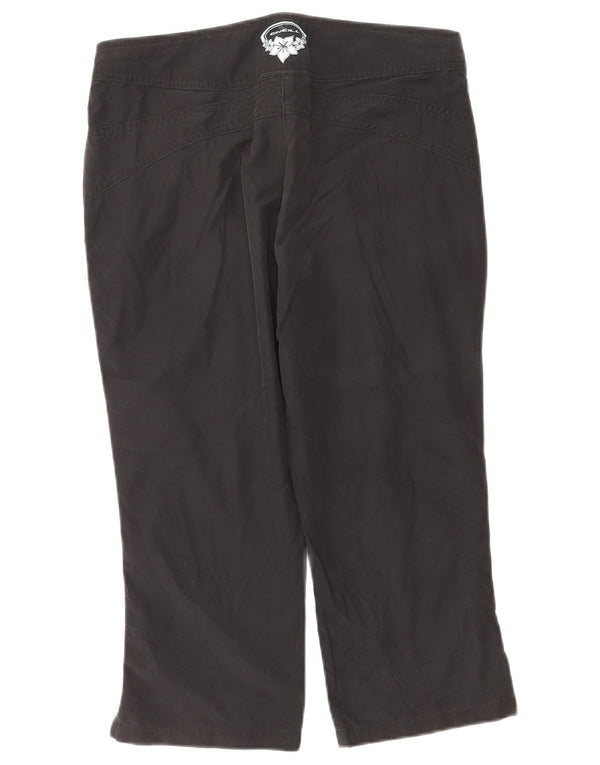 Pantaloni capri da trekking da donna O'Neill piccoli W27 L20 cotone nero