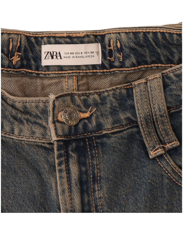Jeans affusolati cargo Zara da donna EU 40 medi W30 L32 Blu