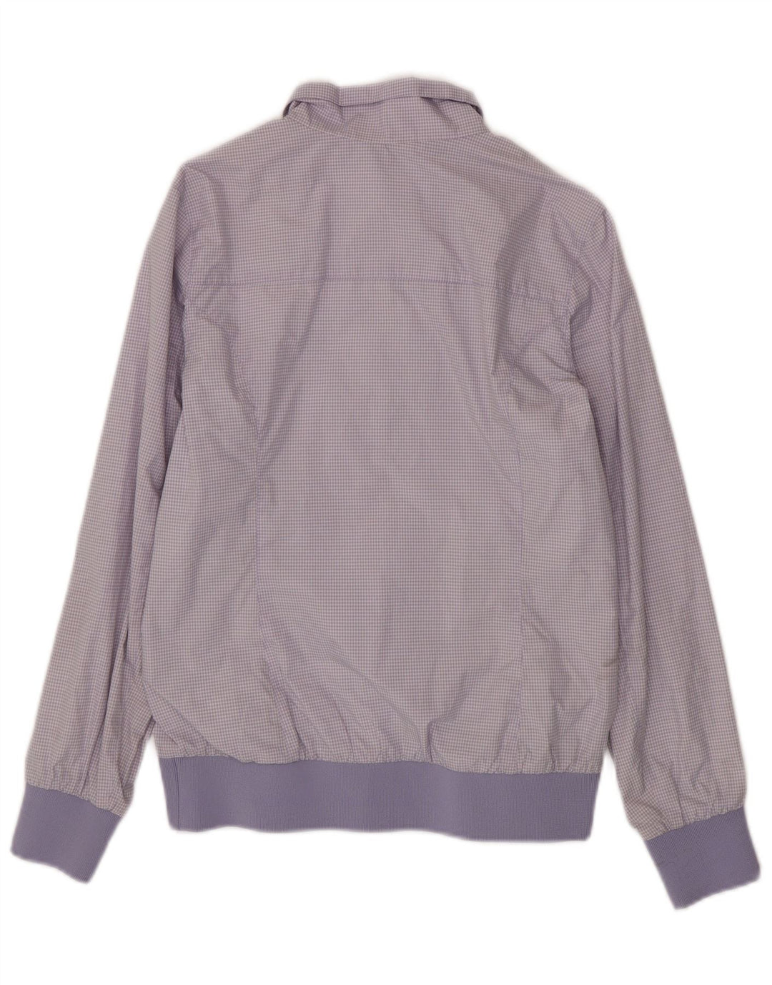 NORTH SAILS Womens Bomber Jacket UK 10 Small Purple Gingham Polyester