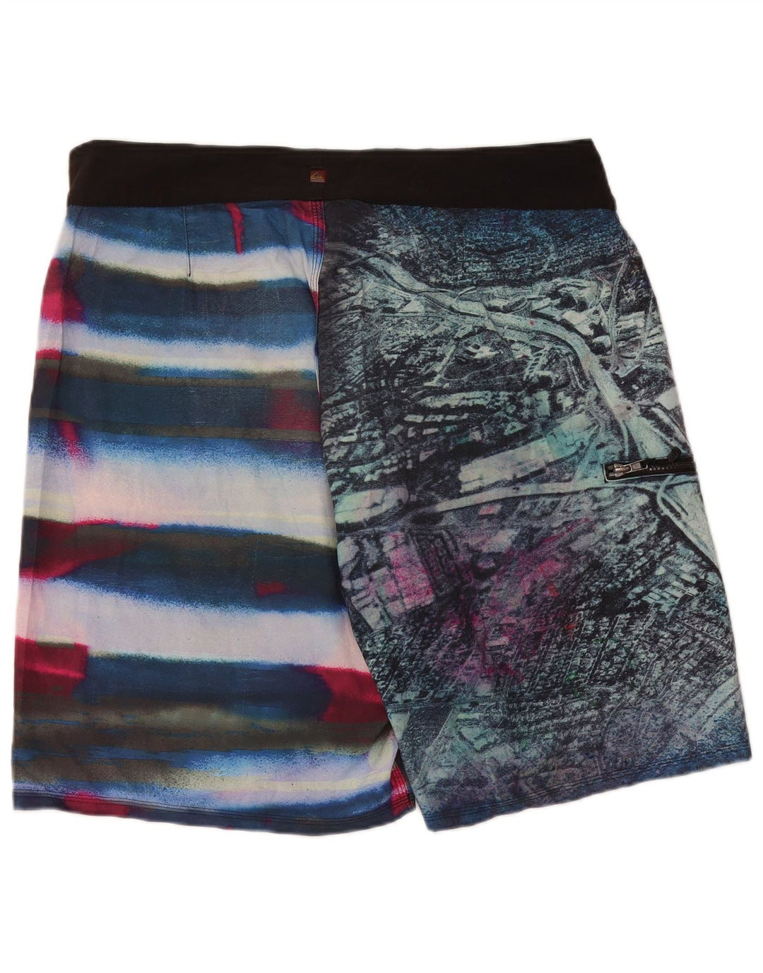 QUIKSILVER Pantaloncini da bagno da uomo Grandi in poliestere color block multicolore