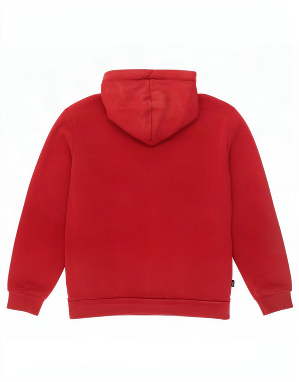 Felpa con cappuccio oversize grafica da donna Puma UK 10 Small Rosso Cotone