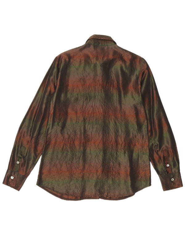 Camicia da donna Il Marchese Coccapani UK 12 a righe multicolori medie