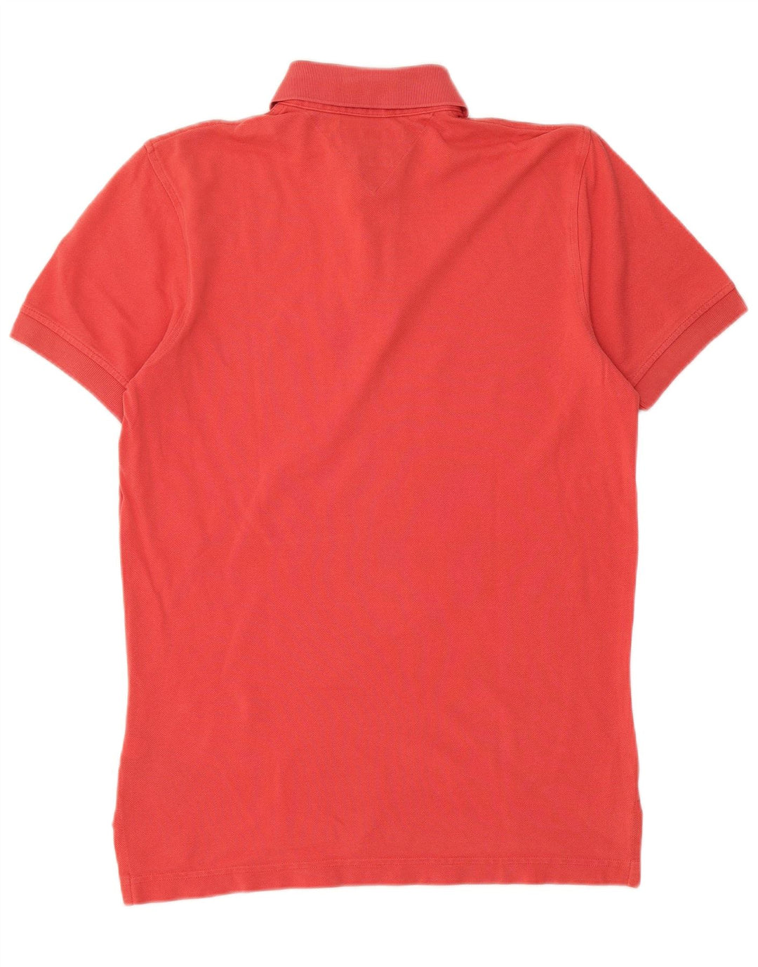 Polo da uomo Tommy Hilfiger piccola in cotone rosso