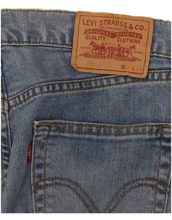 Levi's Uomo 751 Jeans dritti W34 L30 Cotone Blu
