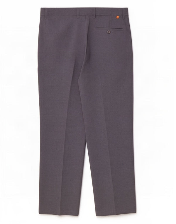 Pantaloni da abito dritti da uomo Farah W36 L31 poliestere blu navy
