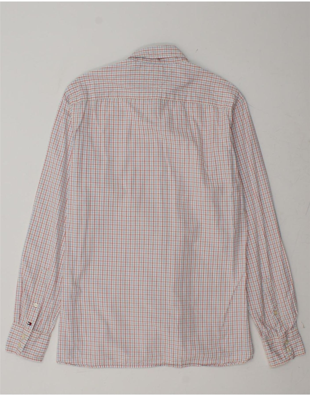 TOMMY HILFIGER Camicia da uomo in cotone a quadri rossi medi